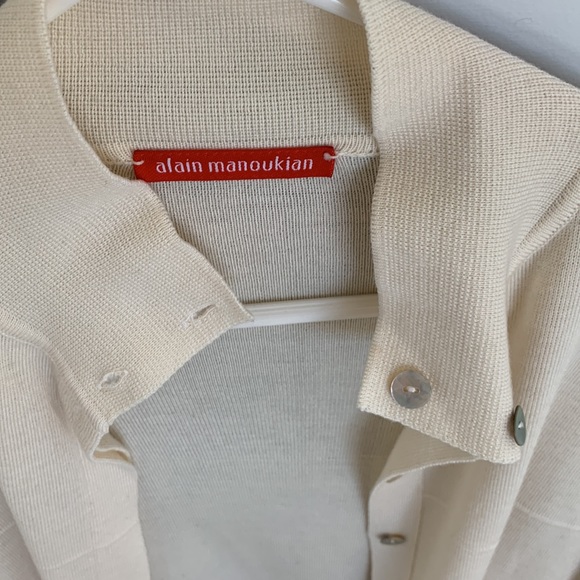 Alain Manoukian ivory cardigan - Picture 6 of 7